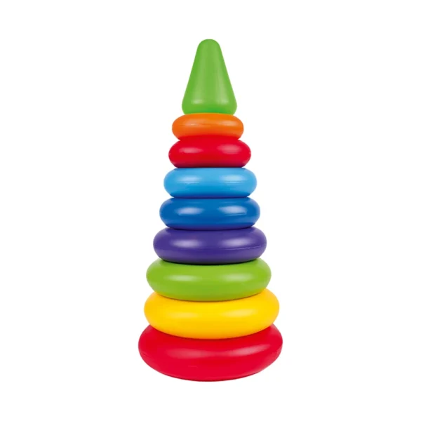 Piramidă cu inele colorate, mărime mare (0984)