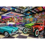 Puzzle Premium Plus 1000 elemente "Colectionari Auto" - imagine 2