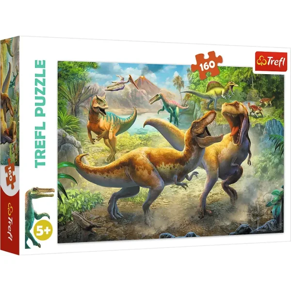 Puzzle 160 elemente"Tyranozauri"