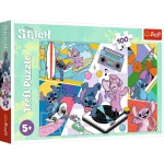 Puzzle 100 elemente "Amintirile lui Lilo si Stitch"