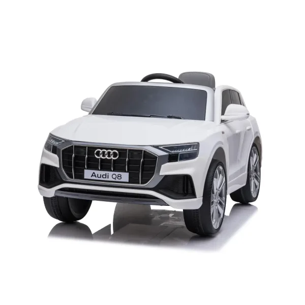 Masina pe acumulator Audi Q8 JJ2066 / 1 alb