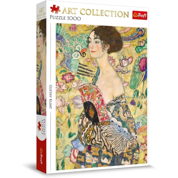 Puzzle 1000 elemente "Doamna cu evantaiul"