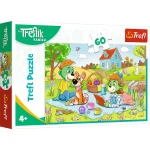 Puzzle 60 elemente "Familia Trefliks"