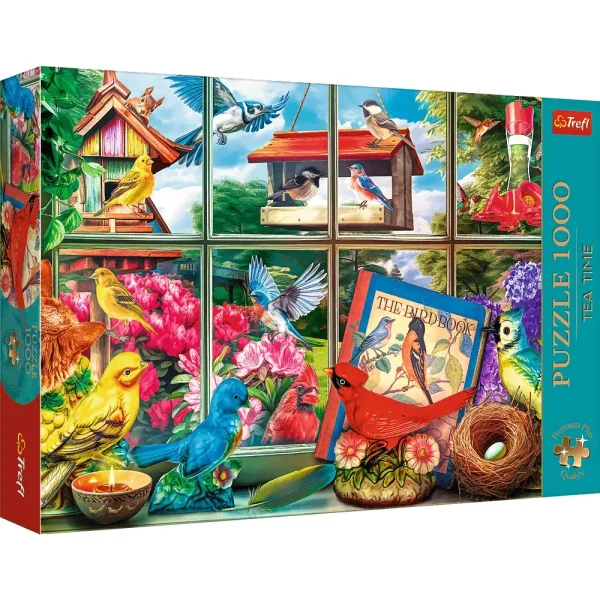 Puzzle Premium Plus 1000 elemente "Lumea pasarilor"