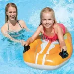 INTEX Saltea de înot gonflabilă cu mânere 112х62 cm, până la 40 kg, 6+, 2 culori - imagine 5
