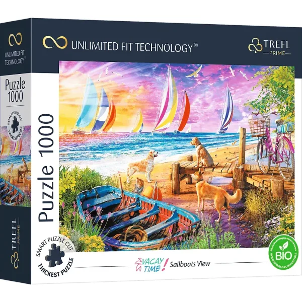 Puzzle 1000 elemente UFT "Bărci cu Pânze"