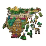 Puzzle din lemn 1000 elemente "Locuri faimoase" - imagine 3