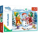 Puzzle 30 elemente "Iarna Trefliks"