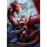 Puzzle Premium Plus 1000 elemente Fantasy Collection by Anne Stokes: Scarlet Mage - imagine 2