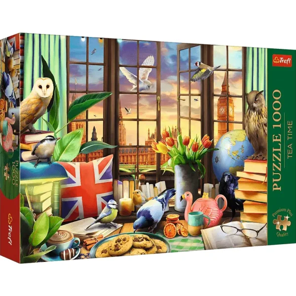 Puzzle Premium Plus 1000 elemente "Toate lucrurile britanice"