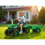 (8053) Tractor cu pedale cu remorcă - imagine 4