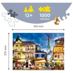 Puzzle din lemn 1000 elemente "Aleea franceza" - imagine 4