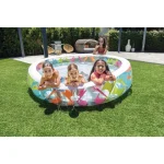 INTEX Piscină gonflabilă Swim Center Pinwheel 229 x 229 x 56 cm,840 L , 6+ - imagine 3