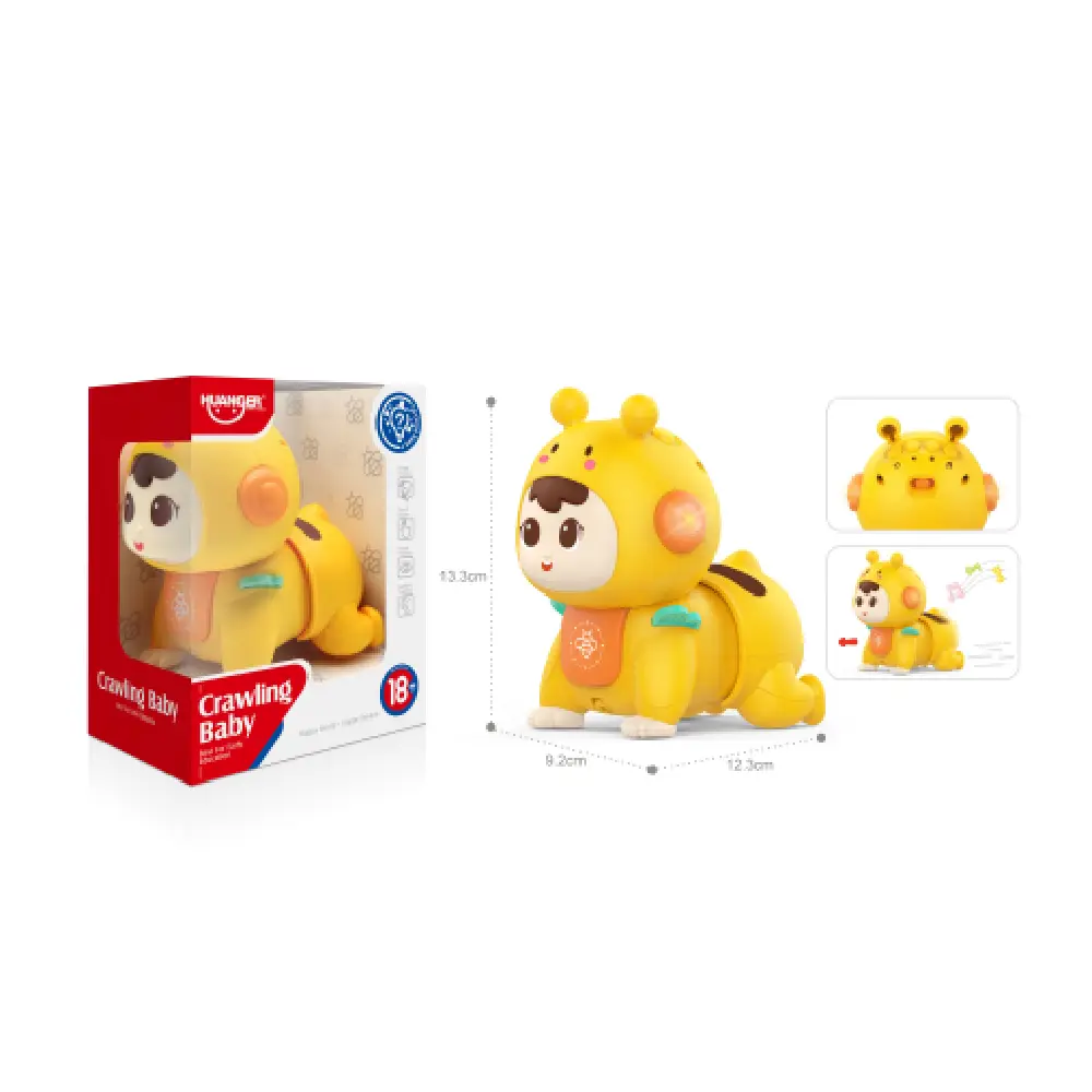 Новый проект Păpușă târâtoare-albina Brainstorming (galben) cu lumină și muzică (19827) - imagine 1