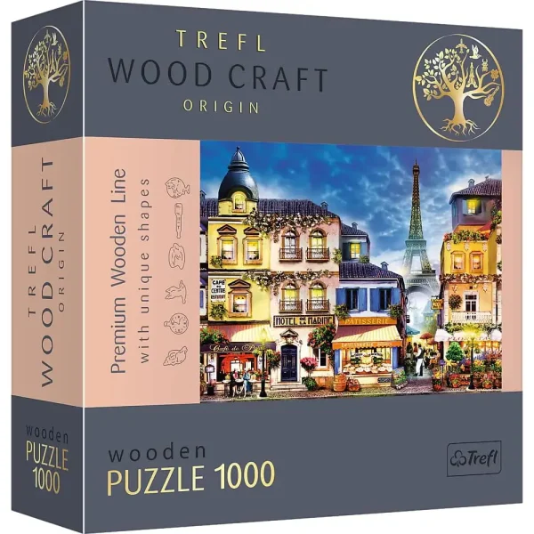 Puzzle din lemn 1000 elemente "Aleea franceza"