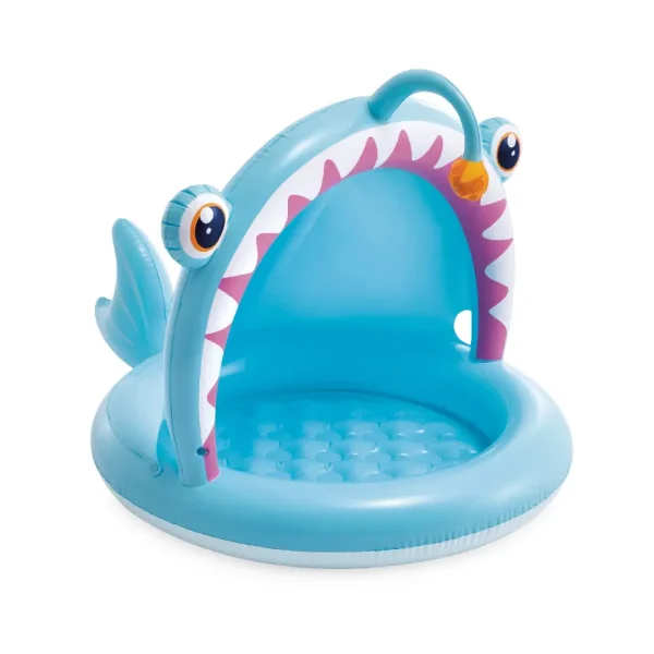 INTEX Piscină gonflabilă pentru bebeluși „Peștele Pescar”, 127 x 102 x 86 cm, 45l, 1-3 ani