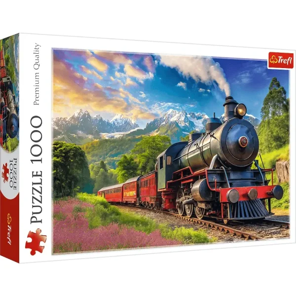 Puzzle 1000 elemente "Calatorie cu trenul"