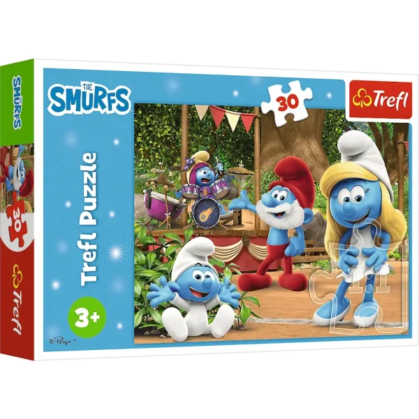 Puzzle 30 elemente "Smurfs"