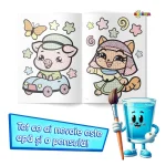 Colorez cu apa: 5 (Lup) - imagine 2