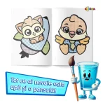 Colorez cu apa: 7 (Leu) - imagine 2