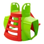 Tobogan pentru copii 179 cm cu tunel, Doloni (01470/13) - imagine 4