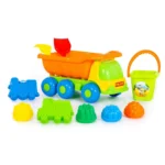 Set pentru nisip cu camion și accesorii, Polesie (1688) - imagine 4