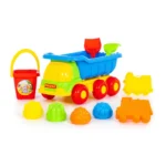 Set pentru nisip cu camion și accesorii, Polesie (1688) - imagine 2