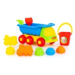Set pentru nisip cu camion și accesorii, Polesie (1688) - imagine 5