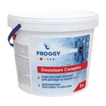 Tablete Desiclean Complex 3 în 1 pentru piscină 20 g, dizolvare lentă, 5 kg, Froggy (20 gr Caldare 5kg)