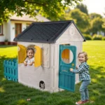 Căsuță de joacă pentru copii cu gard – Prima mea casă, Dolu (2619) - imagine 2