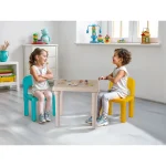 Masa cu 2 scaune din plastic - imagine 2