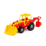 Tractor cu excavator și cupă frontală Altai, Polesie (35394)