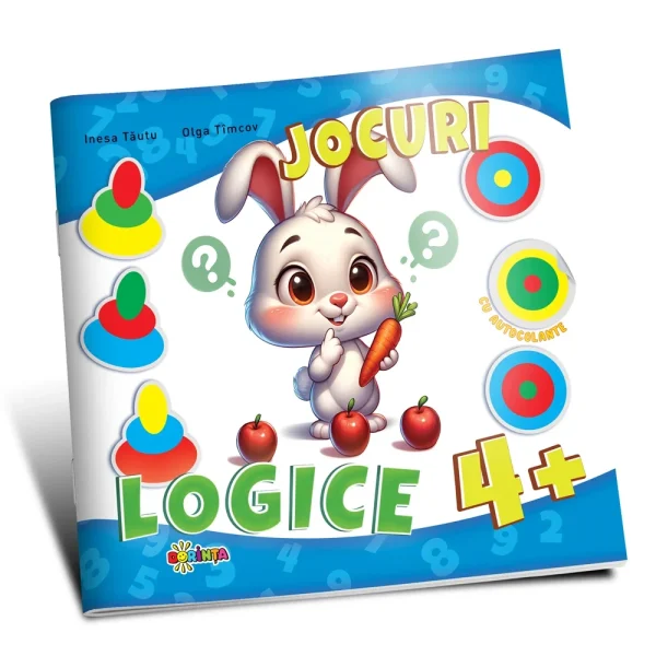 Jocuri logice cu autocolante. 4+