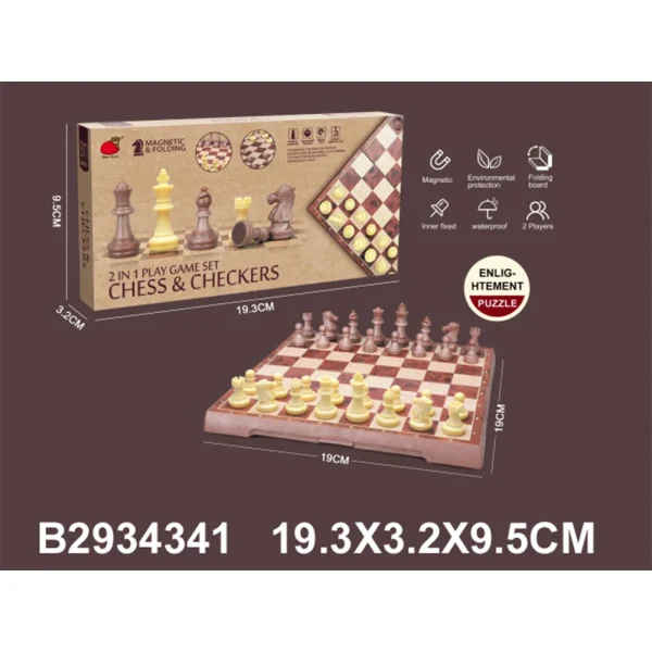 Joc de masa cu magnet 2in1
