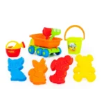 Set pentru nisip cu camion și accesorii în rucsac, Polesie (4359) - imagine 3