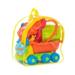 Set pentru nisip cu camion și accesorii în rucsac, Polesie (4359) - imagine 2