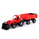Jucarie Tractor"Krepis"cu remorca si caus - imagine 2