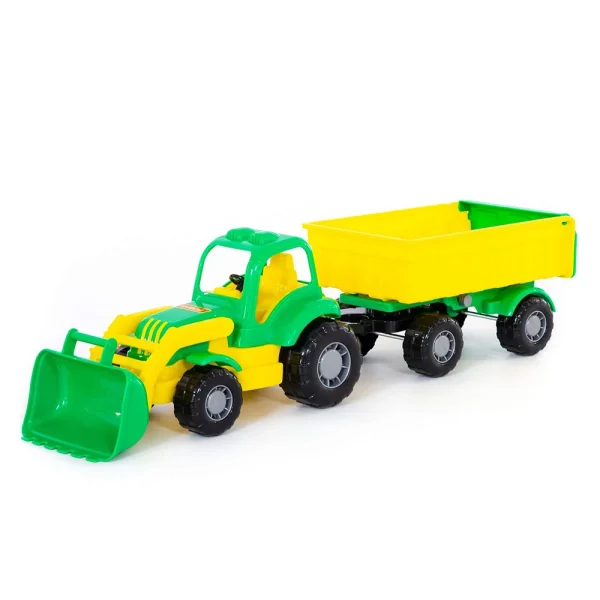 Jucarie Tractor"Krepis"cu remorca si caus
