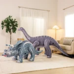 Dinozaur gonflabil – Triceratops / Brontosaurus, 2 modele, 3+ ani, Intex (48594) - imagine 8