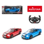 Mașină cu telecomandă RC Ford Shelby GT500, scara 1:14, 2 culori, Rastar (49400)