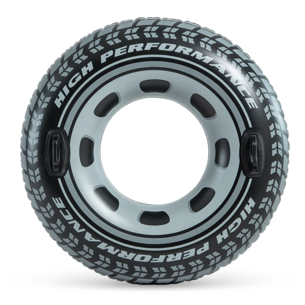 56268(1) Colac gonflabil de înot tip anvelopă cu mânere, 114 cm, max. 100 kg, 9+ ani, Intex (56268) - imagine 1