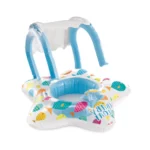 Colac gonflabil cu scaun și baldachin, 81×79 cm, max. 15 kg, 2 culori, 1–2 ani, Intex (56573)