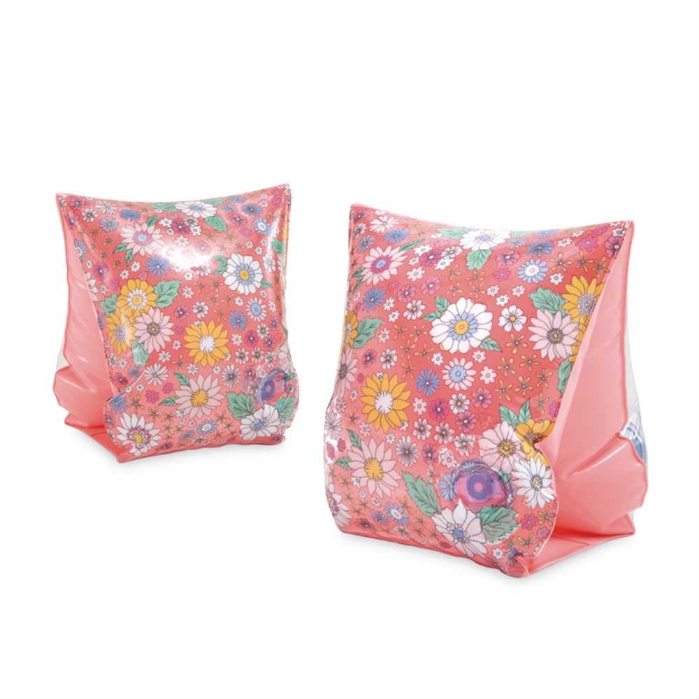 56669(1) Aripioare de înot gonflabile Sweet Blossom, 23×15 cm, 3–6 ani, Intex (56669) - imagine 1