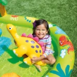 Centru gonflabil pentru copii cu tobogan „Little Dino” INTEX (57166) - imagine 3