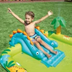 Centru gonflabil pentru copii cu tobogan „Little Dino” INTEX (57166) - imagine 4