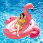 Plută gonflabilă Flamingo cu mânere, 203×196×124 cm, max. 200 kg, Intex (57288) - imagine 2