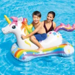 Saltea - Unicorn gonflabil 163x86cm (57552) - imagine 2