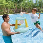 Set de joacă gonflabil pentru baschet în apă, cu coș și minge, 67×55 cm, 3+ ani, Intex (58504) - imagine 3