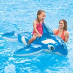 Plută gonflabilă Balenă cu mânere, 152×114 cm, max. 40 kg, 3+ ani, Intex (58523) - imagine 2