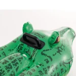 Plută gonflabilă Crocodil cu mânere, 168×86 cm, max. 40 kg, 3+ ani, Intex (58546) - imagine 4